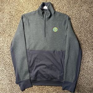 Adidas Gray Quarter-Zip Sweatshirt
